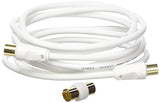 MCL Câble d antenne TV 9,5mm mâle / mâle 90 dB HQ + adapt - 2m