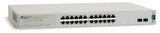 ALLIED 24x port x10/100/1000BaseT WebSmart switch with 4 unpopulated SFP bays