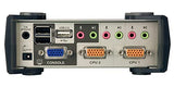Aten CS1732B kvm 2 ports VGA/USB/Audio + 2 ports hub et OSD