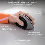 CHERRY Souris MW-4500 LEFT sans fil USB noire