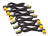 APC Power Cord Kit 6 ea Locking C13 TO C14 90 Degree 0.6m