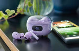 INTENSO Ecouteurs BUDS PLUS sans fil, violets