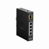D-LINK 5 Port Unmanaged Switch with 4 x 10/100/1000BaseTX ports 4 PoE & 1 x 100/1000BaseSFP ports