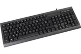 DACOMEX Clavier K460-U avec hub USB noir