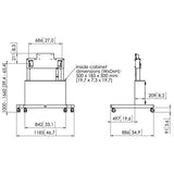 VOGEL S Support sur roulettes PFTE 7111 motorisé