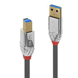 LINDY 2m USB 3.0 Type A/B Cable Cromo Line 5Gbit/s
