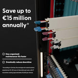 PATCHBOX ONE 24x CAT6A STP NOIR 1,8 m 30U