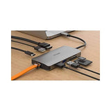 D-LINK USB-C 8-en-1 HDMI SD /microSD card reader and charging