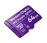 WD Purple 64Go Surveillance microSD XC Class - 10 UHS 1