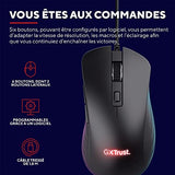 TRUST Souris gaming filaire YBAR+ noire