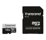 TRANSCEND 128Go microSD w/ adapter UHS-I U3 A2