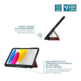 MOBILIS Etui robuste iPad 11 2025 et 10,9 , rouge bulk