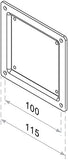NEOMOUNTS FPMA-VESA100 Adaptateur VESA 10-30p
