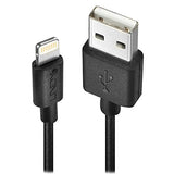 LINDY 1m USB to Lightning Cable black Charge and sync Cable for iPhone iPad & iPod
