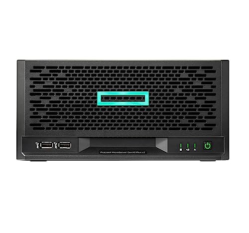 HPE ProLiant MicroServer Gen10+ v2 Intel Xeon E-2314 4-Core (2.80GHz 8MB) 16GB (1 x 16GB) 4 x Non-Hot Plug 3.5in Intel VROC RAID 180W
