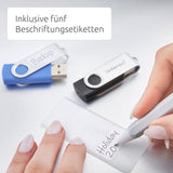 INTENSO Clé USB 2.0 Basic Line - Pack de 5 x 16 Go