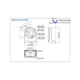 Dahua PFB203W Support mural