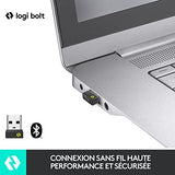 LOGITECH ERGO K860 for Business - Graphite - Central (FR)
