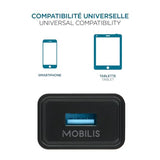 MOBILIS Chargeur secteur - 10W Smartphone Tablette