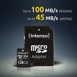 INTENSO Carte MicroSDXC UHS-I Professional Class 10 - 128 Go