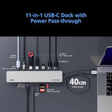 ATEN UH3240 station d accueil USB-C 11 en 1 Dual HDMI PD100W