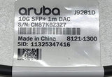 Aruba 10G SFP+ to SFP+ 1m Direct Attach Copper Cable