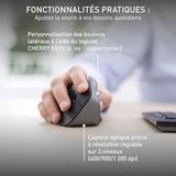 CHERRY Souris MW-4500 sans fil USB noire