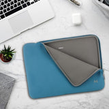 MOBILIS Housse Skin Sleeve pour ordinateur 12.5-14" - Bleu prusse, Gris