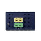 PLANET IP30 Industrial L3 8-Port Géré Gigabit Ethernet (10/100/1000) Bleu, Blanc