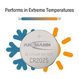 ANSMANN Piles lithium 5020142 CR2025 blister de 1