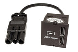 BACHMANN Plastron chargeur 2 ports USB