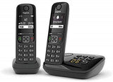 Gigaset AS690A DUO tél.DECT + REP - base + 2 combinés noirs