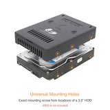 Convertisseur de DD et SSD 2.5" vers 3.5" - Fermeture Manu