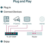 TP-Link TL-SL1311MP Switch 8p 10/100 PoE+ 2 Gigabit & 1 SFP
