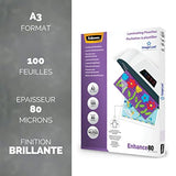 FELLOWES Pochettes ImageLast A3 80 microns - Pack de 100