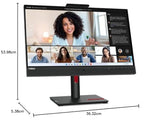 Lenovo ThinkVision T24mv-30 60,5 cm (23.8") 1920 x 1080 pixels Full HD LED Noir