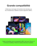 BELKIN BOOST CHARGE USB-A to USB-C Cable Braided 2M White