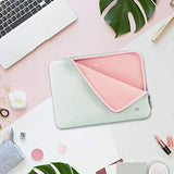 MOBILIS Housse d ordinateur portable Skin 12.5-14 - Gris et rose