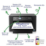 EPSON WorkForce WF-7310DTW Printer colour Duplex ink-jet A3 4800x2400dpi 25ppm mono/12ppm colour USB 2.0 LAN Wi-Fi