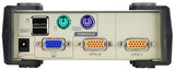 Aten CS82U Switch KVM 2 ports combo VGA/USB+PS2 + Câbles