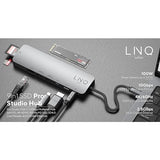 LINQ Hub multiport PD, HDMI, cartes mémoires, SSD