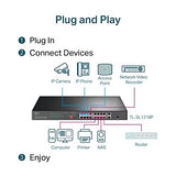 TP-Link TL-SL1218P Switch 16P 10/100 PoE+150W 2 Giga 1 SPF