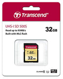 TRANSCEND 32Go UHS-I U1 microSD avec adaptateur SD pour drone / caméra