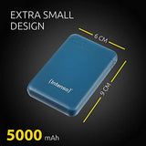 INTENSO PowerBank XS5000 USB / Type-C -5000 mAh pétrole