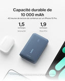 BELKIN 10k PD20w Integrated USB-C Cable Power Bank Blue