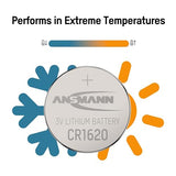 ANSMANN Piles lithium 5020072 CR1620 blister de 1