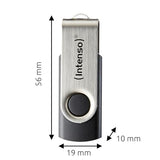 INTENSO Clé USB 2.0 Basic Line - Pack de 5 x 16 Go