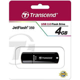 TRANSCEND 4Go Clé USB 2.0 - Noir