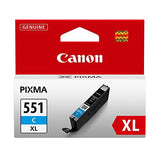 Cartouche CANON 6444B001 CLI-551XL - Cyan
