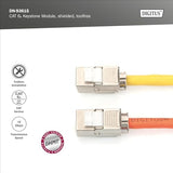 Digitus CAT 6A, module Keystone, blindé, installation sans outil